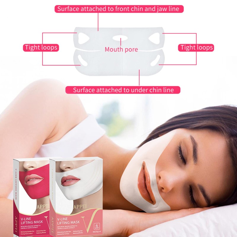 APPTI V Line Lifting Mask, Double Chin Reducer V Shaped