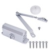 TINVHY 2 Pack Commercial Door Closer Aluminium Finish,Dual Valve, Surface