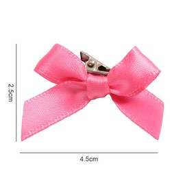 10PCS Sweet Bow Hairpin Pink White Color Y2K Hair Barrette Lolita Duckbill Clip Side Clips Hair Accessories