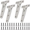 Laorde 316 Stainless Steel T Hinges Marine Grade 6'' x