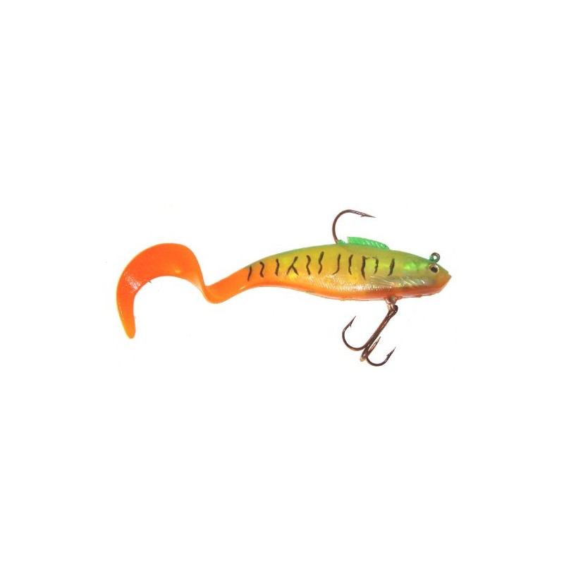 All 3 Colours Of 6" pike 40G Curl Tail Shads,pike