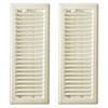 Imperial RG0264 Louvered Floor Register, 4 x 12-Inch, Almond, 2-Pack