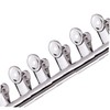Healvian 10pcs Nail Fiberglass Wrap Clips Silver Nail Extension Kit