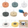 Amacupid Grinding Wheel Buffing Wheels 8 Set 3 inch. for
