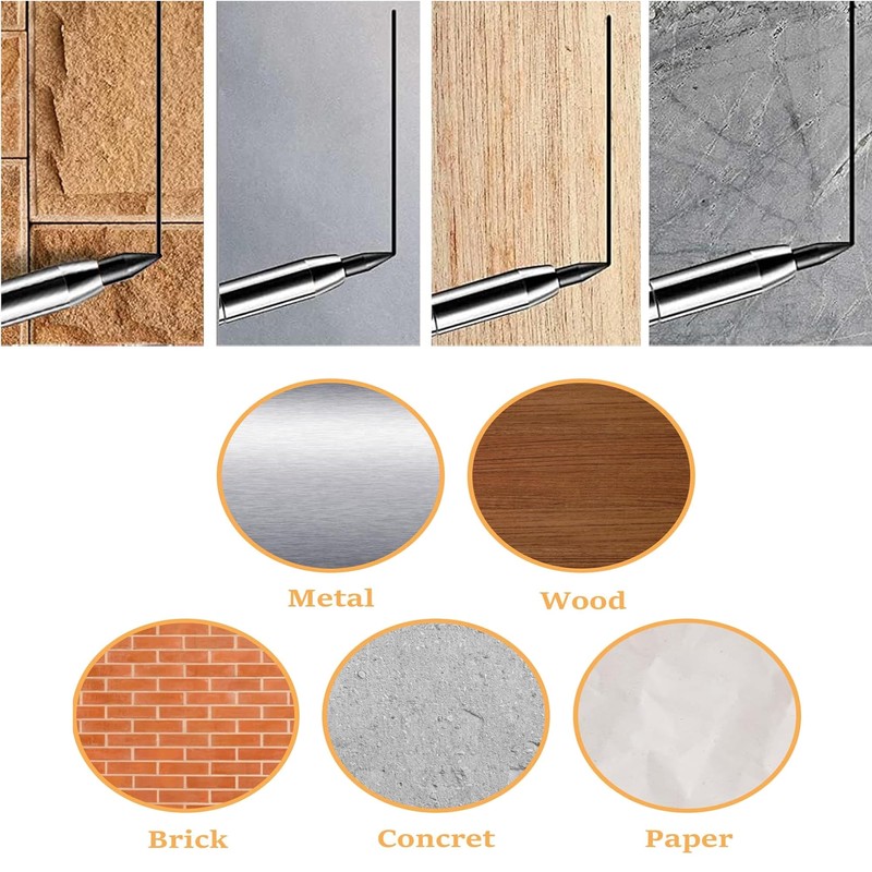 48Pcs 2.8mm Carpenter Pencil Refills Solid Replacements for Tracer &