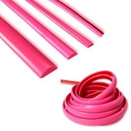 Hot Pink Car Exterior and Interior Molding Trim Universal Dashboard Bumper Window Door Body Side Decorative DIY Flexible Strip (Width: 1/2inch (12mm), 32FT)