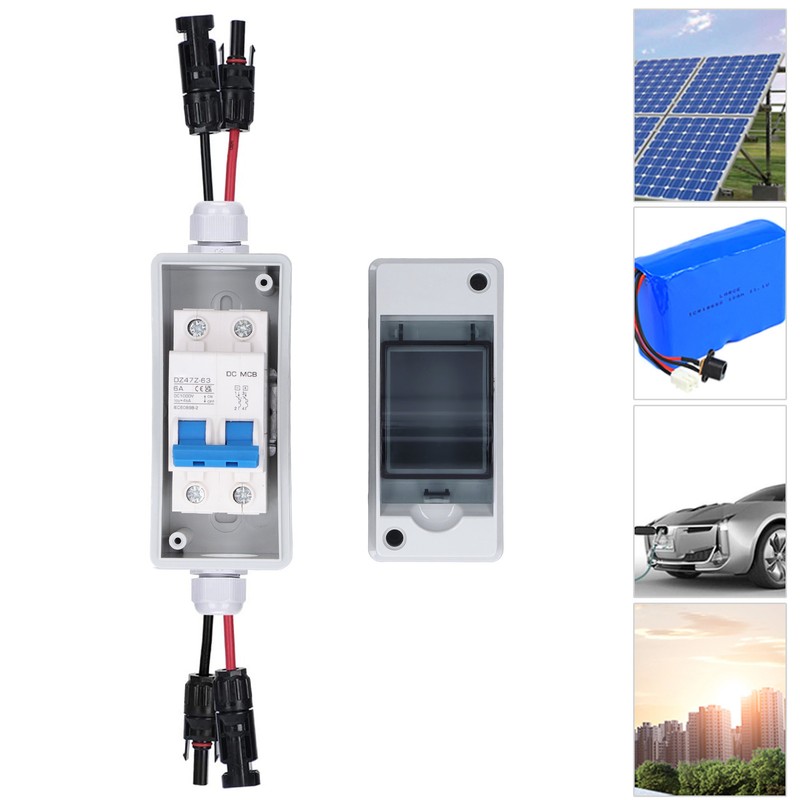 DC 1000V Disconnect Switch IP65 Waterproof Box Miniature Circuit Breaker