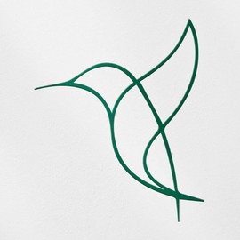 Decal Stickers of Hummingbird Custom (Green) (Set of 2) Premium Waterproof Vinyl Decal Stickers for Laptop Smartphone Car Dirt Bike Wall Room Mason Jar Bathtub Door Skateboard - ANDstic506666GR