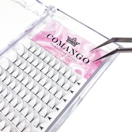 Premade Volume Lashes 5D-C-0.07-11mm, Premade Fans Eyelash Extensions 0.07&0.10 Volume Lash Extensions C D curl 8-15 mm Length Pre made Lash Fans