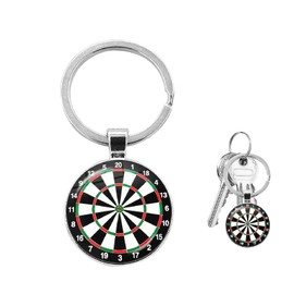 HENGBIRD Dart Key Pendant, Dart Gifts for Men, Gift Pendant, Darts Gifts for Dart Players with Gift Box, Key Pendant, Dart Gifts for Boys and Girls, Silvery