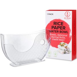 tazón de agua de papel de arroz, tazón de agua de rollo de primavera, soporte de papel de arroz para envolturas de papel de arroz para rollos de primavera, rollos de verano. Rollo de primavera,