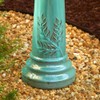 Smart Solar 207239-MG Wingate Birdbath, Mint