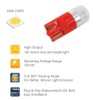 WLJH Red T10 Led Bulb Dash Lights Pc194 Pc195 Pc168
