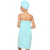 Knuffnee Women Wrap Towel Shower Spa Wraps Terry Cloth Bathrobe