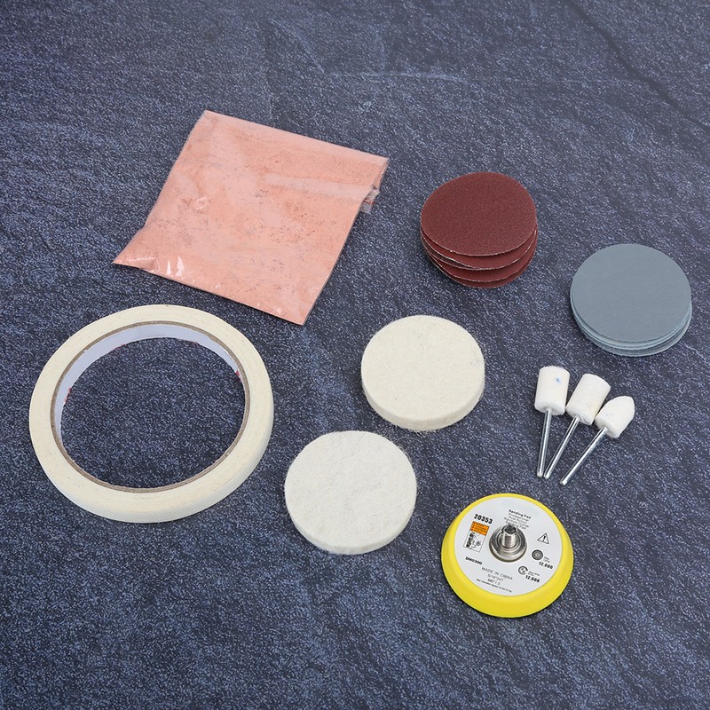 20pcs / set Watch Glass Polishing Pad Felt Polishing Buffing
