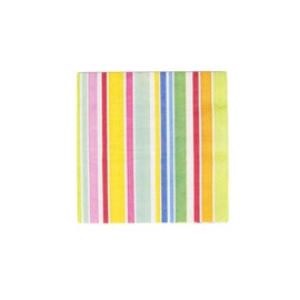 Caspari Cabana Stripe Bright Luncheon Napkins - 20 Per Package