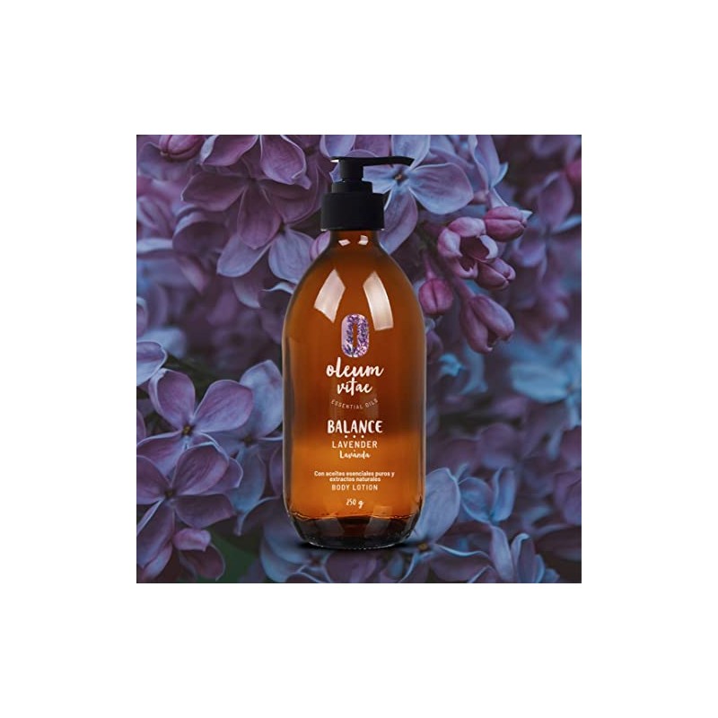 OLEUM VITAE Kit Dúo Hidratación Lavanda. Crema Corporal y Aceite
