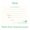 20 Eco-Friendly Change of Address/Moving Cards with Envelopes