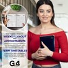 G4GADGET 2025 A4 Week To View Blue Diary Week On