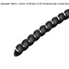 uxcell Flexible Spiral Tube Wrap Cable Management Sleeve 10mm X