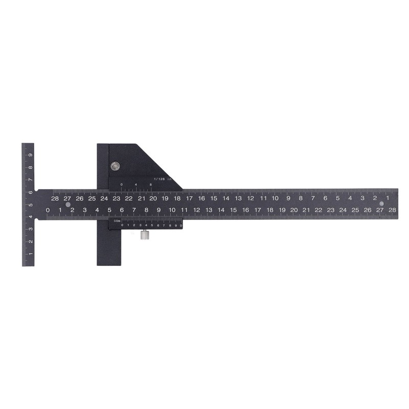0 to 280mm T Shaped Ruler Aluminum Alloy Accurate Scale
