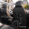 GIANT PANDA 2PCS Front Car Seat Cover Fit Subaru, Faux