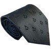 Great British Tie Club Freemasons Masonic Black Woven Neck Tie