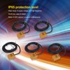 5Pcs Proximity Switch NPN Normally Closed IP65 28Hz Working Frequency