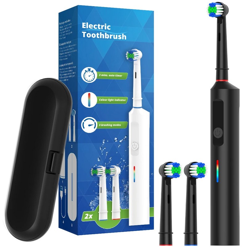 Rotating Electric Toothbrush for Daily Oral Care – USB Rechargeable