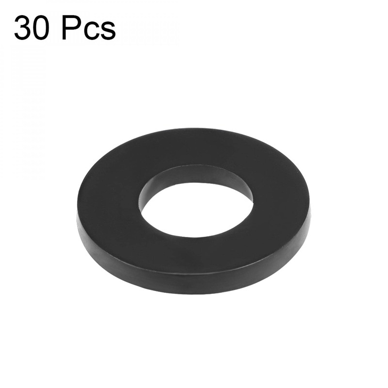 sourcing map Rubber Flat Washers 20mm OD 10mm ID 2.2mm