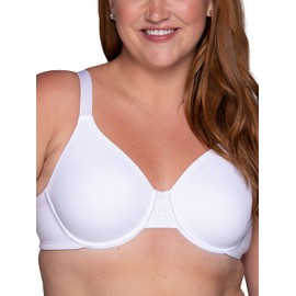 Vanity Fair Vanity Fair Women's Plus Size Beauty Back Smoothing Minimizer Bra, Star White, 44D
