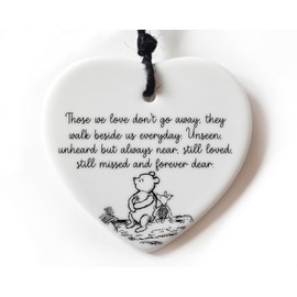 DWUENT Memorial Gift, Bereavement Gifts, Sympathy Gift, Heart Keepsake for Loss of Loved One, In Loving Memory Acrylic Token, Those We Love Don't Go Away Remembrance Gifts