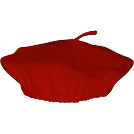 FNA FASHIONS Unisex Red French Beret Hat – Ideal for Novelty Fancy Dress and Casual Elegance | one size