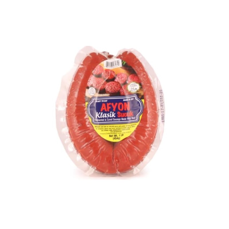 Afyon classic sujuk sausage 454 gram