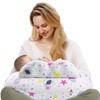 Portabuddy Inflatable Nursing Pillow XXL with Adjustable Design, Starry Sky