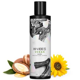 MOEHAIR Hi-Vibes Argan Oil Moisturizing Shampoo | Infused with Sunflower, Avocado Oil | Hydrates & Nourishes Hair | Repairs Damage | Softens Hair | Vegan, Paraben & Sulfate Free (16.9 Oz. Fl)