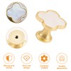 MOROBOR 6PCS Four-Leaf Clover Handle, Creative Cabinet Drawer Pulls Multifunctional