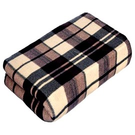 Cotton Arts SOFT FLEECE BLANKETS LARGE EXTRA WARM TARTAN SOFA BED CHECK THROW 150 * 200 cm (Coffee)