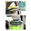 Hypersonic Car Folding Safety Handle Vehicle Headrest Clothes Hangers Black