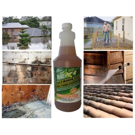 ZymeAway MOLD, Mildew, Algae Stain and Flood Water Cleaner, 32 Fl. Oz. - Purchase up to 4 Quarts