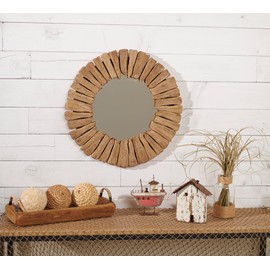 Primitives by Kathy Mirror - Rustic Beach