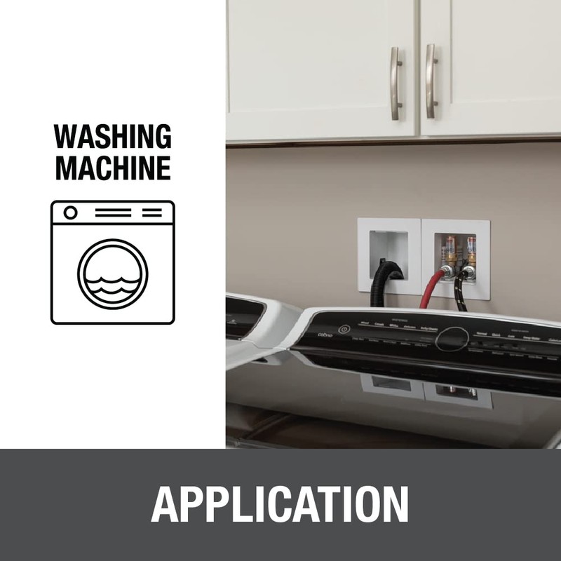 Oatey 38241 Contractor Assembled Washing Machine Outlet Box F1807, 1/4"