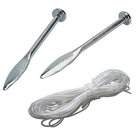 Faithfull FAILP1 Pair of Line Pins and 18M Builders Line