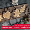 Westmark 35162291 Gingerbread Cookie Cutter Christmas Tree Large with Recipe