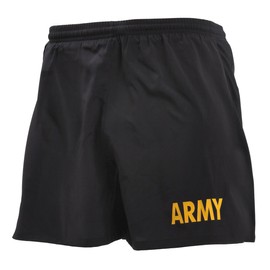 Rothco Army Physical Training Shorts (US, Alpha, X-Large, Regular, Regular, Black)