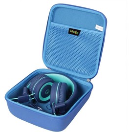 adada Hard Travel Case for noot Products K11/Elecder i37/POWMEE M1/POWMEE M2/Mpow CH8/iRAG J01/noot Products K22/NIVAVA K8/noot Products K33/iClever/Sonitum Kids Headphones(Only Case) (Blue)