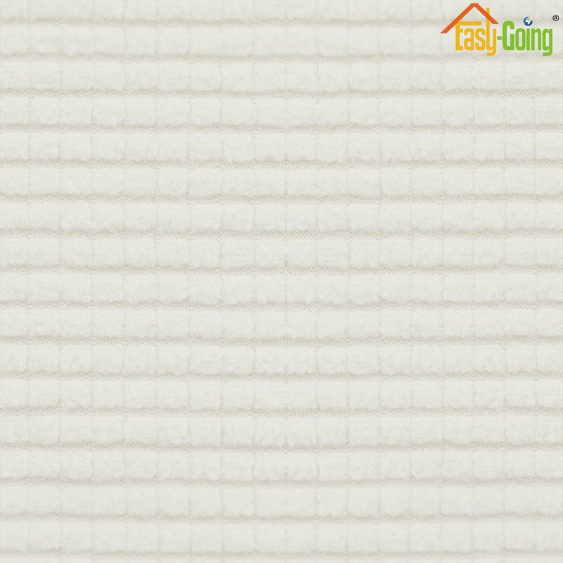 Easy-Going Stretch Square Ottoman Cover 30x30x15inch Cream