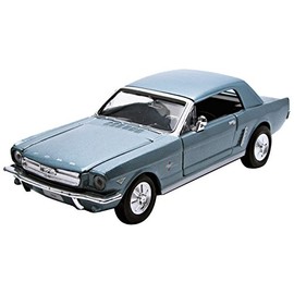 1964 Ford Mustang Diecast Car Model 1/24 Orange Hard Top Motormax