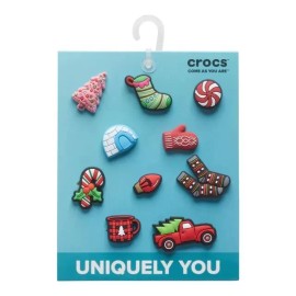 Crocs Happy Holidays Jibbitz Shoe Charm (Pack Of 10)