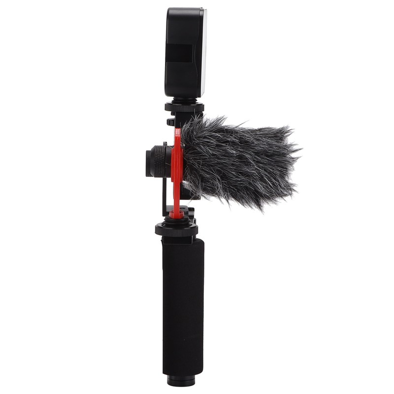 YELANGU Smartphone Vlogging Hand Grip Set Video Recording Holder Handle